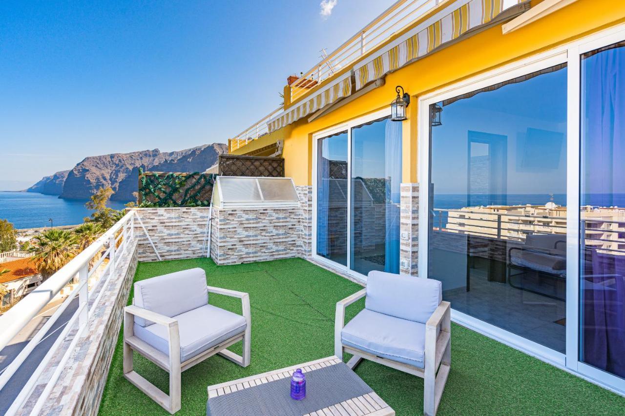 Luxury Apartment With Stunning Ocean View Puerto de Santiago  Kültér fotó